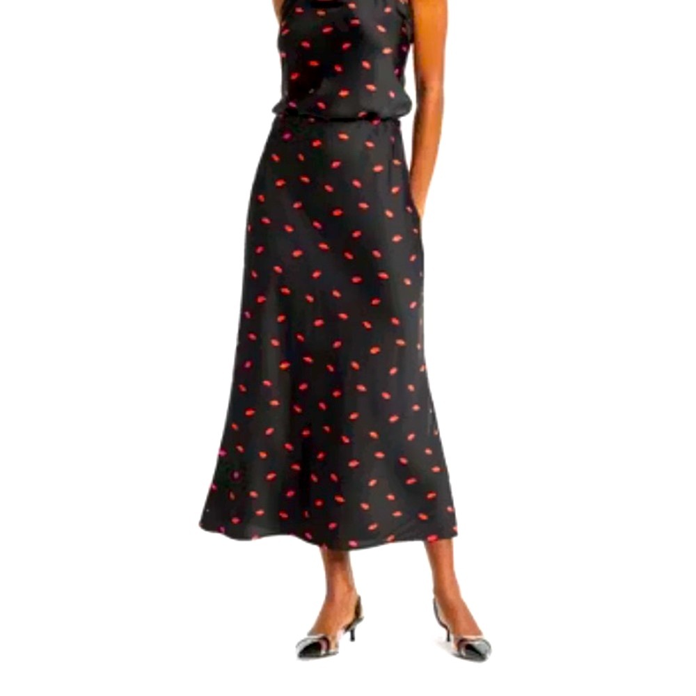 NWT Satin lips Skirt - Picture 8 of 12